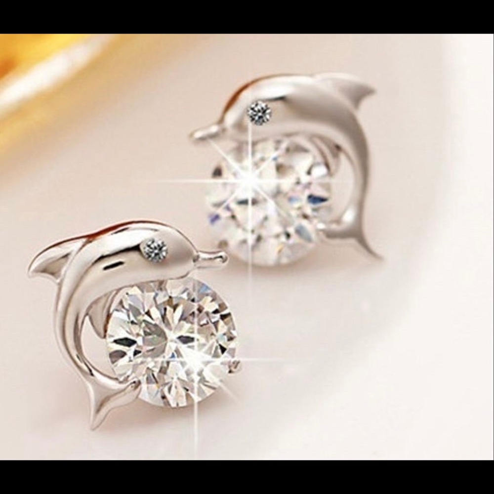 Dolphin earrings
